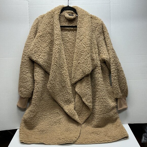 PETITE Medium Cardigan Sherpa Cascading -Proseccoo Bumblebella by Jill Martin - Picture 1 of 7